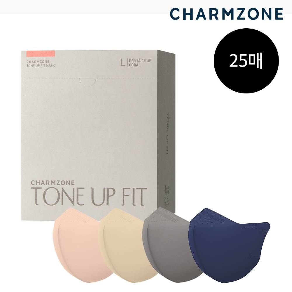 유라인코리아 참존 [본사] 참존 톤업핏 컬러마스크 25매 (소형,중형,대형/4컬러)
