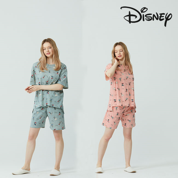 디즈니 [디즈니] 여성 잠옷 면 홈웨어 세트 DK-5006