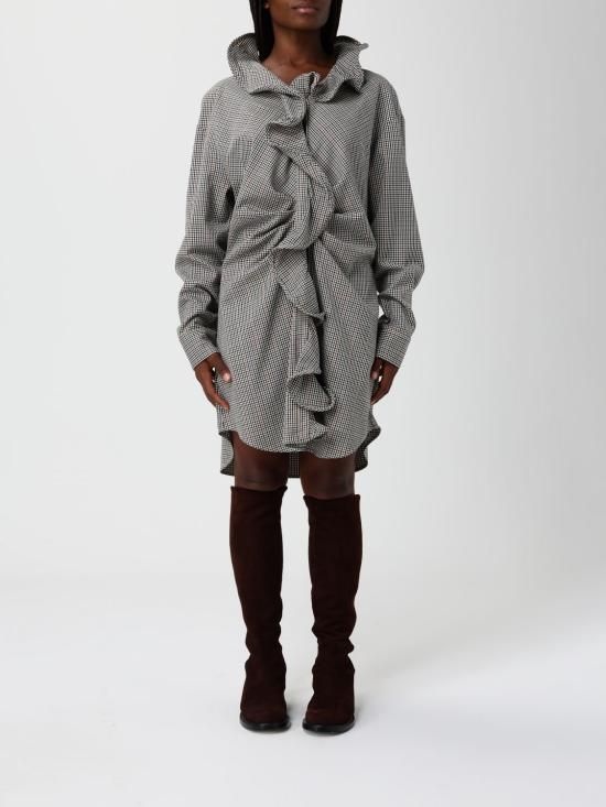 MSGM 25FW 엠에스지엠 롱 원피스 3941MDA18X257619 02 White