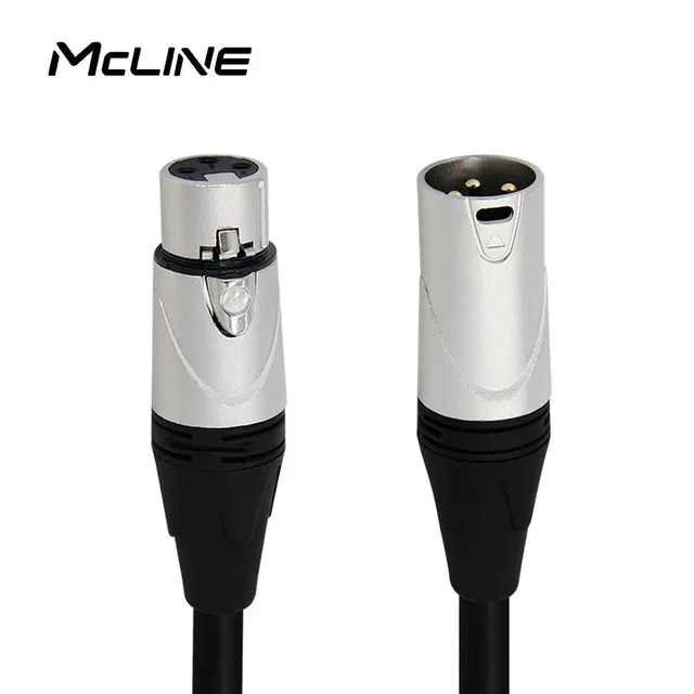 맥라인 캐논 XLR to XLR MF 연장 케이블 1m MC-HA16