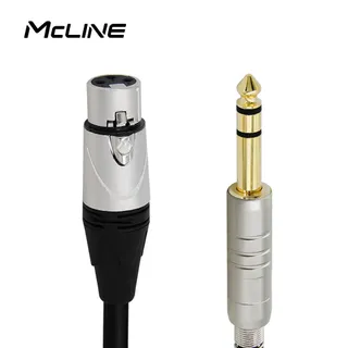 맥라인 캐논 XLR to TRS 스테레오 5.5(6.3) 케이블 1.5m MC-HA25