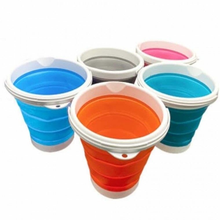 [요비월드 협력사]파워쇼핑몰샵  접이식 바스켓 물통 5L 청소물통 세차통 세차바스켓