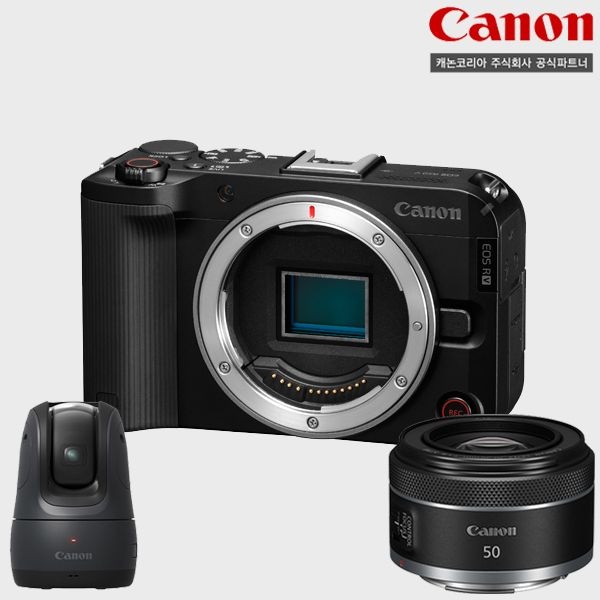 캐논 EOS R50 V 바디 + RF 50/1.8 STM 렌즈킷 + 파워샷픽 증정 (상품권프로모션)