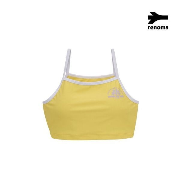 [레노마수영복]포인트로고 여아동 비치 브라탑 GS2C981_와이와이 8060348