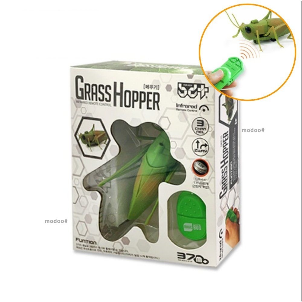 어린이 메뚜기 RC 로봇 곤충형 무선조종 리모컨 세트
