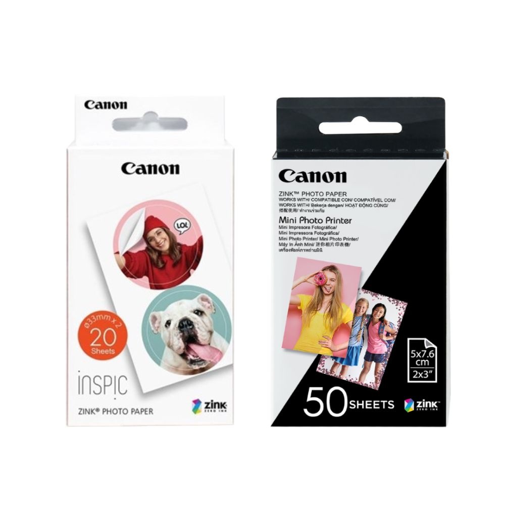 캐논 ZINK 인화지 20매/50매 인스픽S2 인화지 포토프린터 인화지 (미피펜1개 증정)