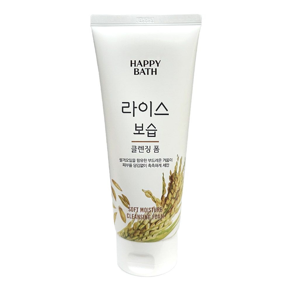 [오늘출발] 해피바스 라이스 쌀 보습 클렌징폼 200ml