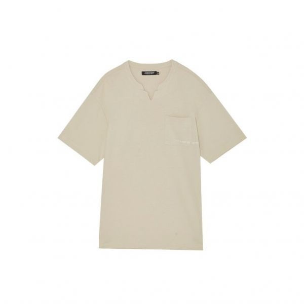 잠뱅이 잠뱅이 남성) 헨리넥 포켓 포인트 반팔티셔츠(세미오버)_AM2WTS406-LE808564