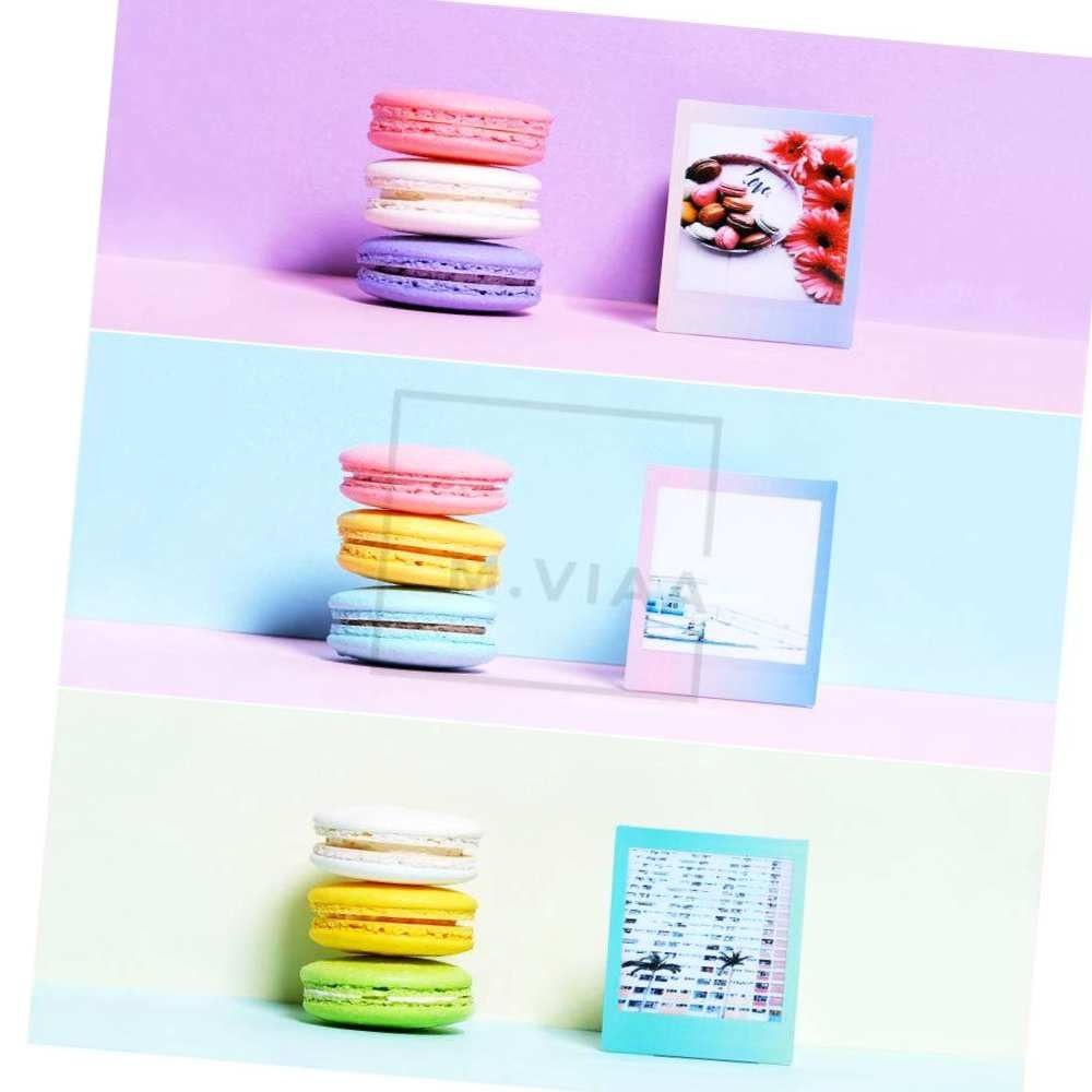 엠비아샵3 후지 인스탁스 디자인 미니필름 마카롱 10매 86x54/62x46 감성포토 감성필름 즉석사진출력 즉석사진필름