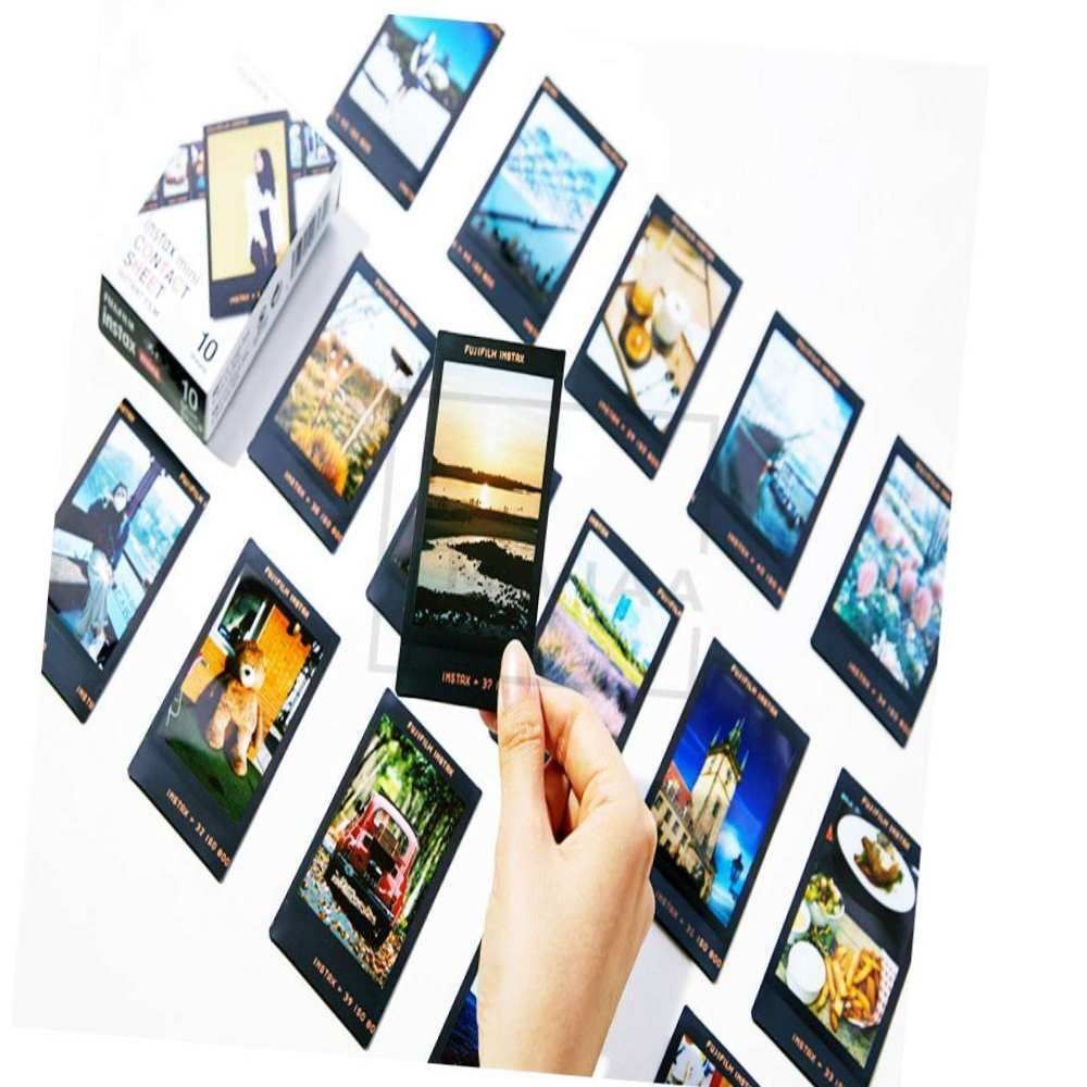엠비아샵3 후지 인스탁스 디자인 미니필름 컨택트시트10매 86x54/62x46 인화필름 즉석사진출력 감성필름 즉석필름