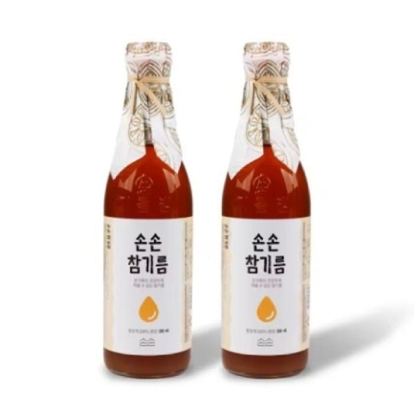 손손 참기름 350ml + 350ml 2병 /J