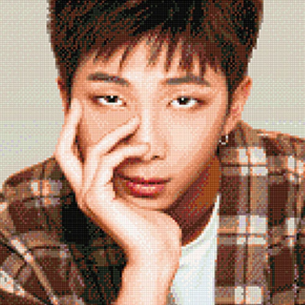 (현대Hmall) DIY 보석십자수 BTS 방탄소년단 큐빅페인팅 v5 RM 40x50