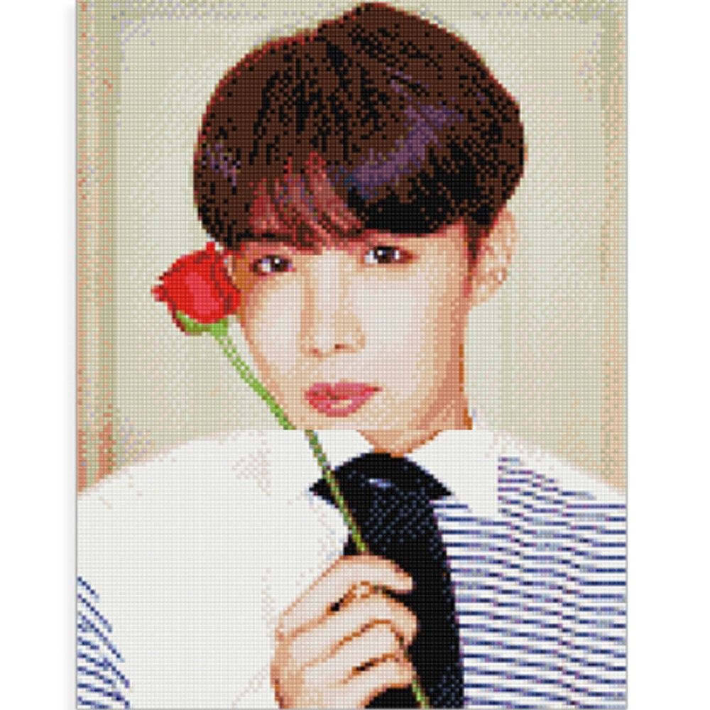 (현대Hmall) DIY 보석십자수 BTS 방탄소년단 큐빅페인팅 v1 제이홉 40x50