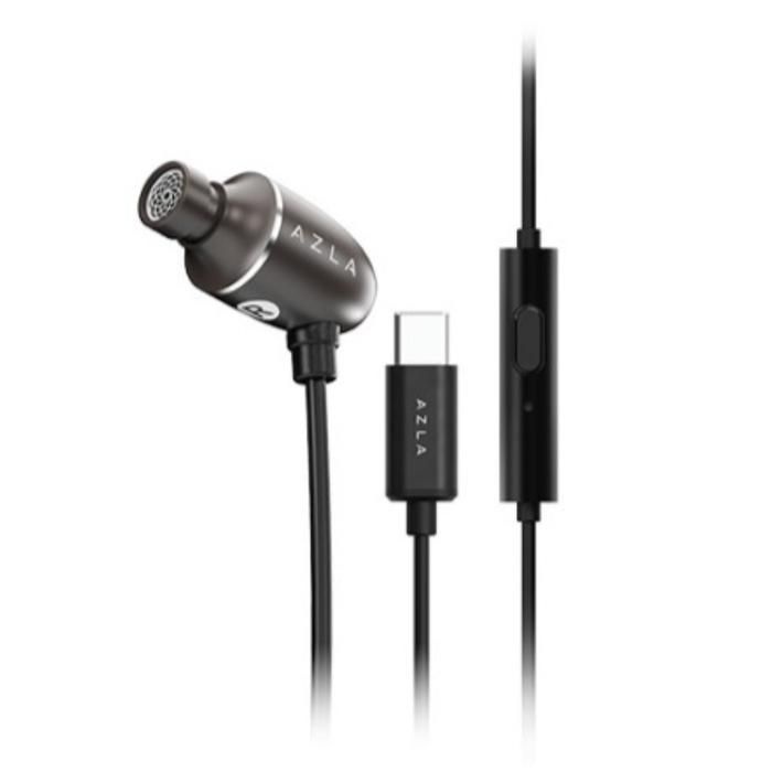 아즈라 게이밍 태블릿 음악 영화 유선 이어폰 건메탈