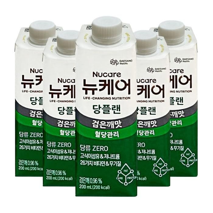 뉴케어 당플랜 검은깨맛 200ml 30팩 균형영양식 환자 간식 식사대용식 G