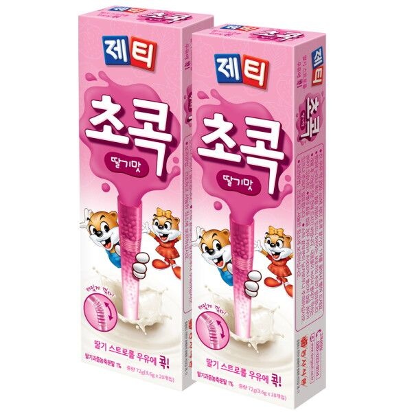 동서 제티 초콕 딸기맛 20T x 2개