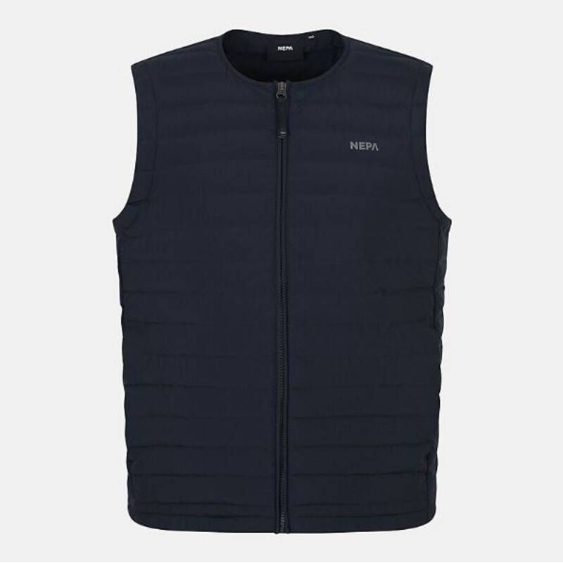 네파남성 리니아 넥리스 경량 튜브 구스다운 베스트 7J51361