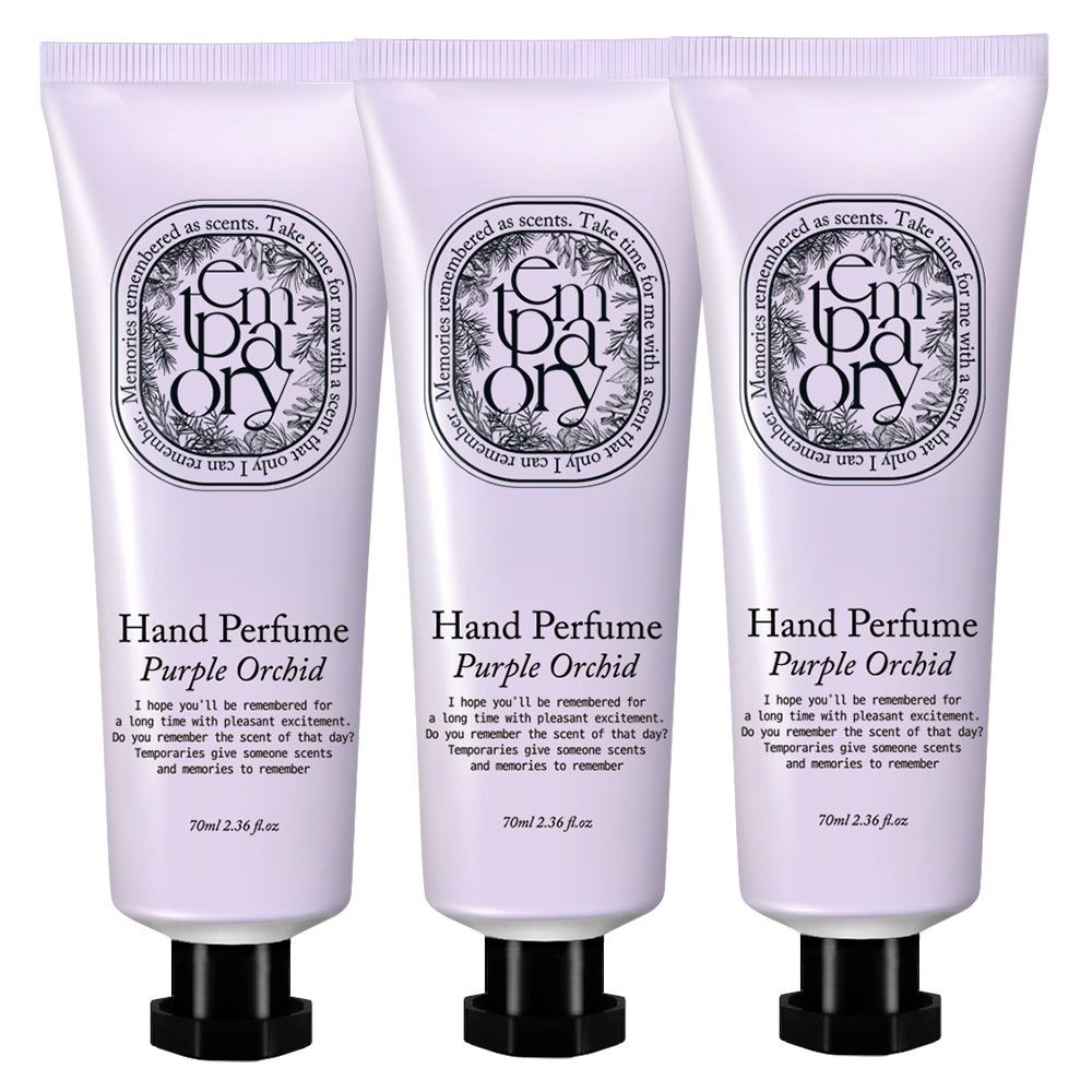 템포러리 퍼플오키드 핸드 퍼퓸, 70ml, 3개