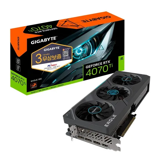 GIGABYTE 지포스 RTX 4070 Ti EAGLE D6X 12GB 피씨디렉트