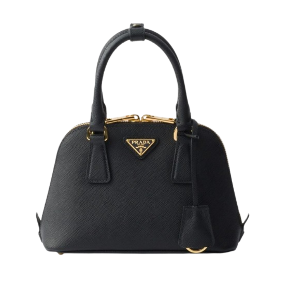 프라다 프롬나드 사피아노 미니 토트백 블랙 여성 크로스백 가방 1BA851V EOO NZV F0002