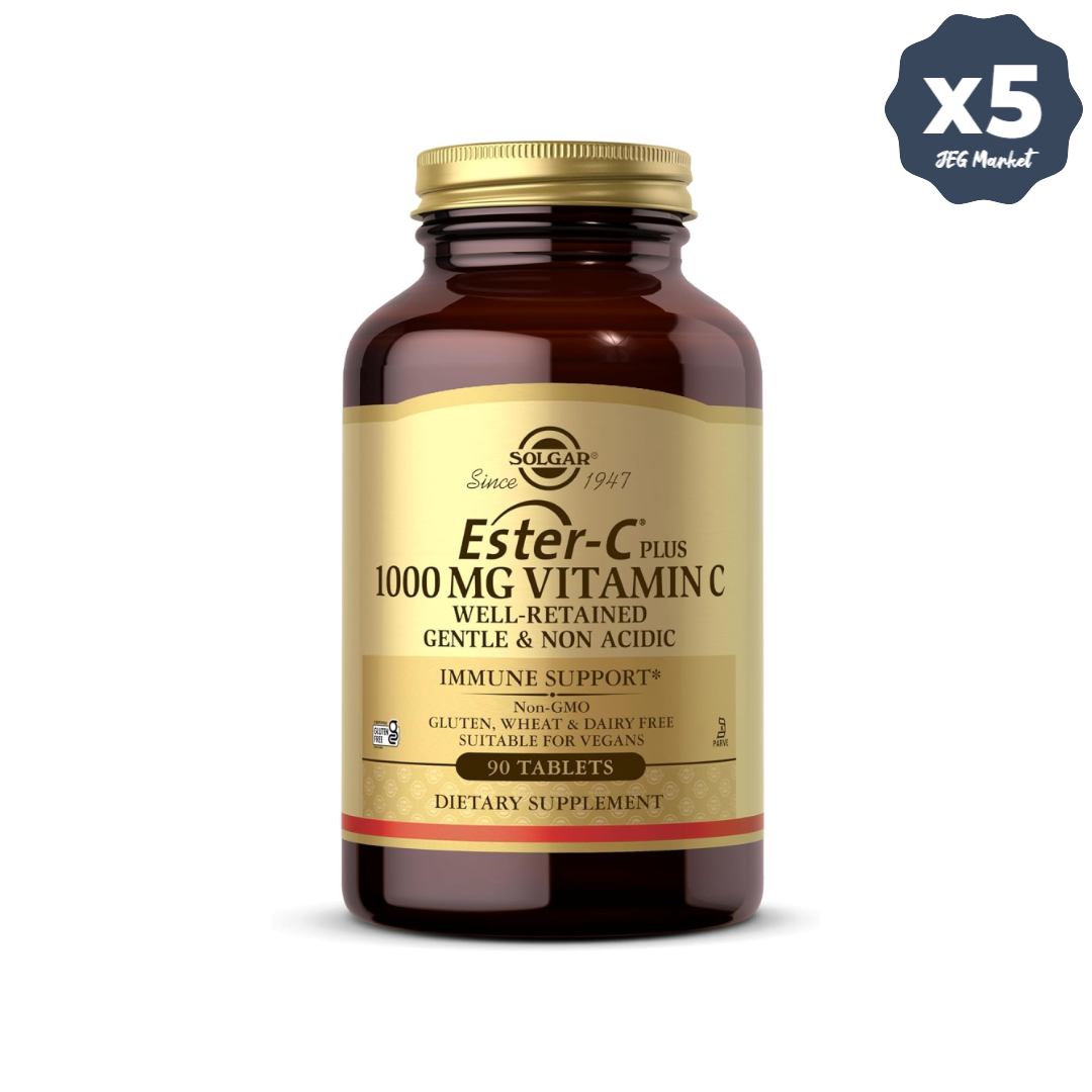 [해외] 솔가 에스터-C 플러스 1000mg 비타민C 90정 x5