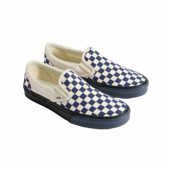 [반스] 데이식스 클래식 슬립온 체커보드 블루 VN000EACGJT