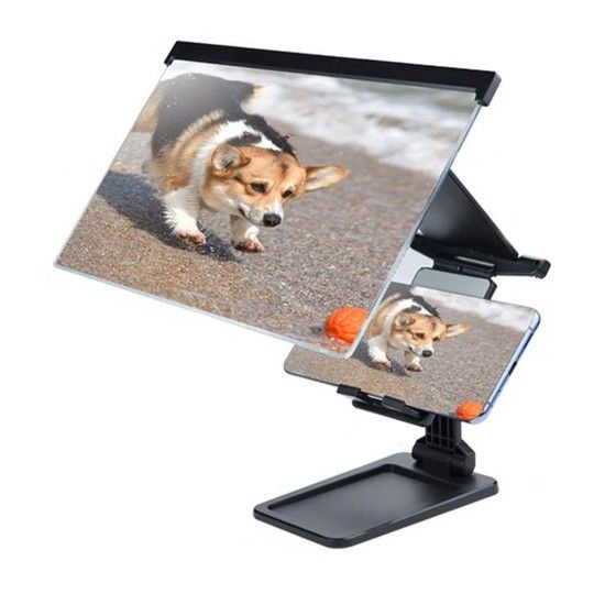 스마트폰 확대경 접이식 거치대형 휴대폰 돋보기