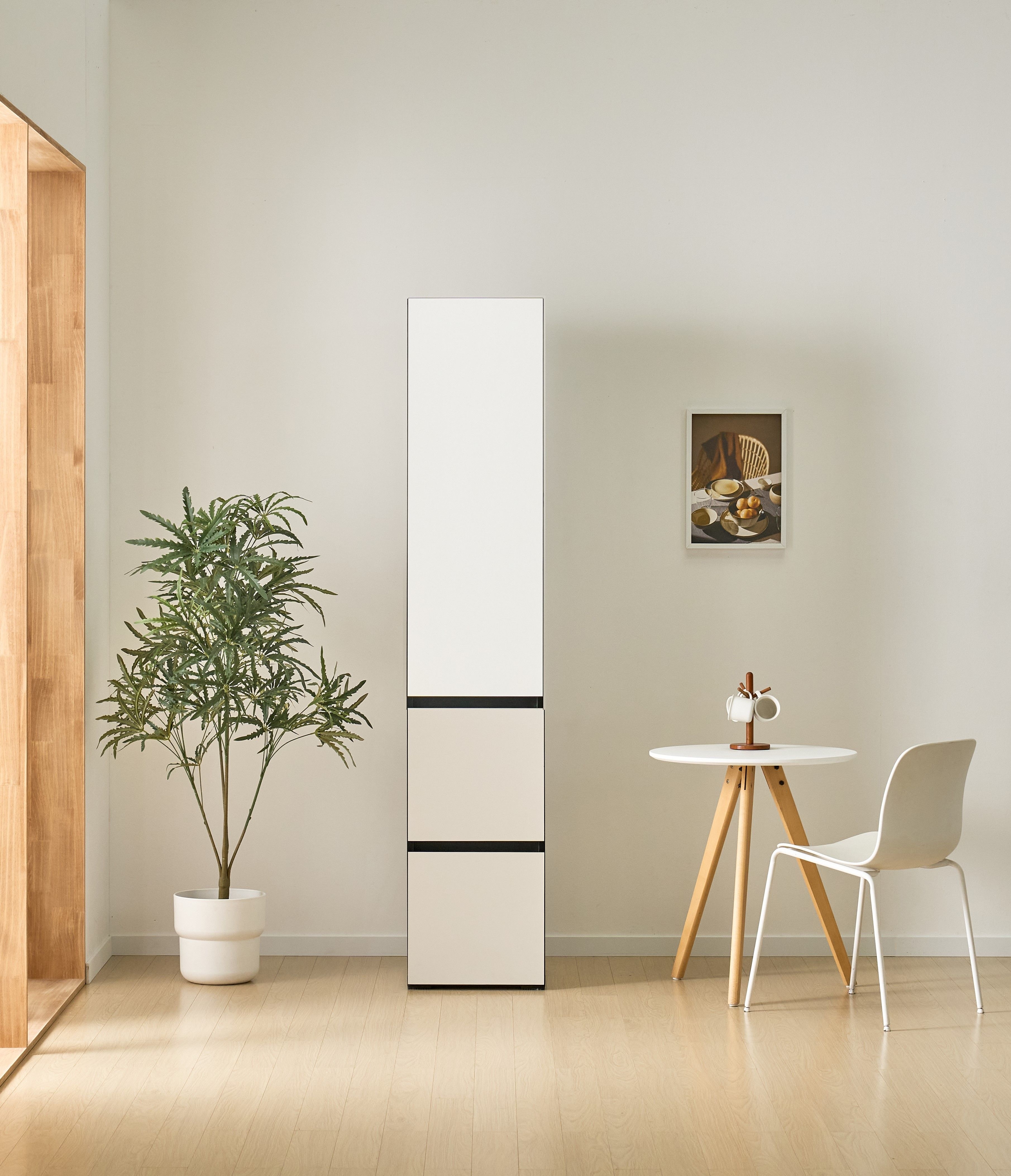 DECOROSO 비스포크 오브제 빌트인 400 긴문형 2서랍 틈새 수납장 7color