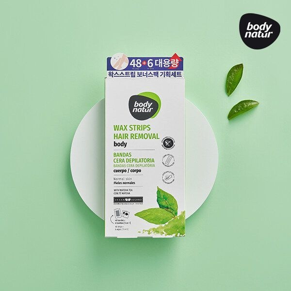 바디네이처 왁스스트립 바디 마차티 보너스팩 48+6 pcs