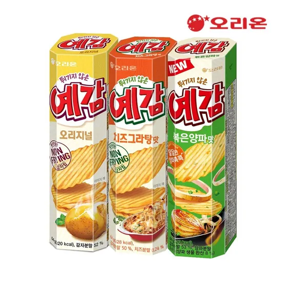 예감 오리지널(64g) 3개+예감 치즈(64g) 3개+예감 볶은양파(64g) 3개