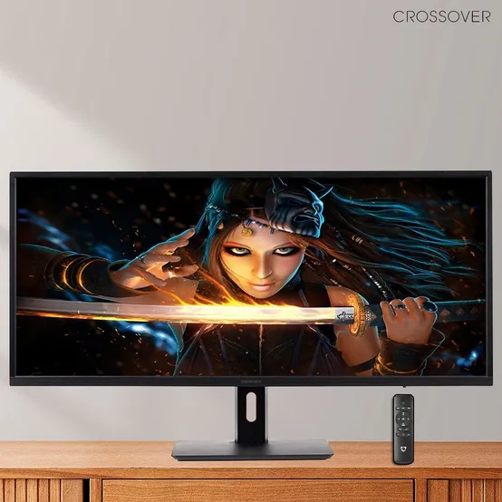 크로스오버 34UC75 멀티스탠드 WQHD 100Hz 86cm 와이드 게이밍 모니터 업그레이드이벤트