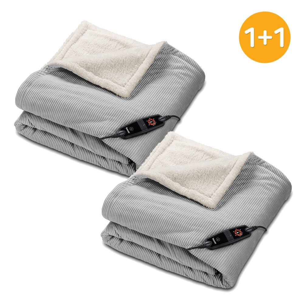 DONGGUAN CITY SINOSHINE TECHNOLOGY CO.,LTD 보이러 (현대홈쇼핑) [NO SALE브랜드][라이트그레이 1+1 세트구성][오직 황정민쇼] 보이러 전기담요