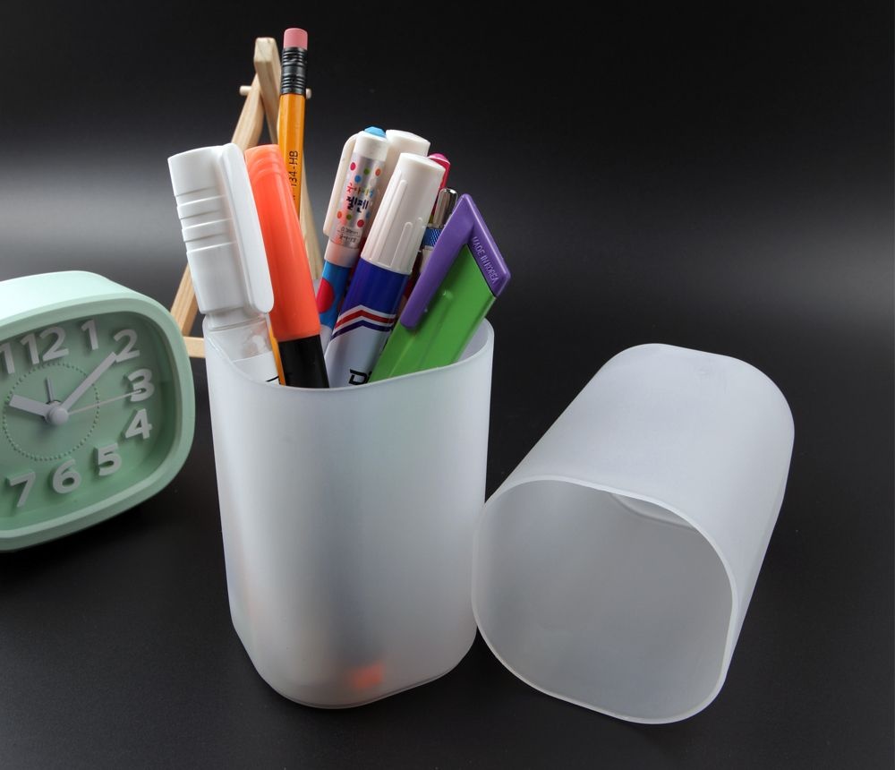 문구통 볼펜통 플라스틱연필꽂이 스모그