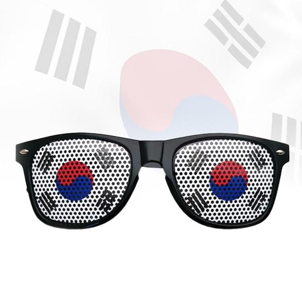 응원 안경 대한민국 태극기 소품 올림픽 축구 월드컵 굿즈 선글라스 [FP]