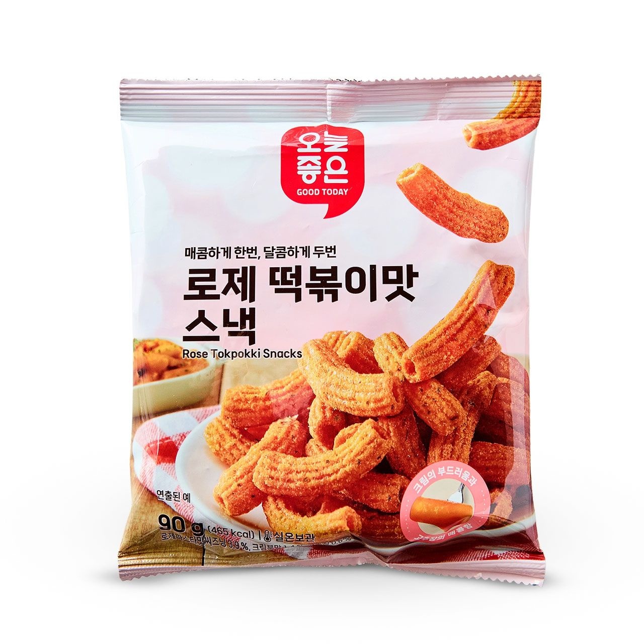 오늘좋은 로제 떡볶이맛 스낵 (90G)