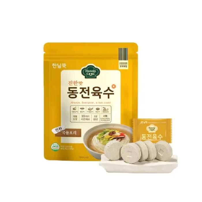 한닢쿡 동전육수 80g X 2개 (총40알) 진한맛 코수 개별포장 /J
