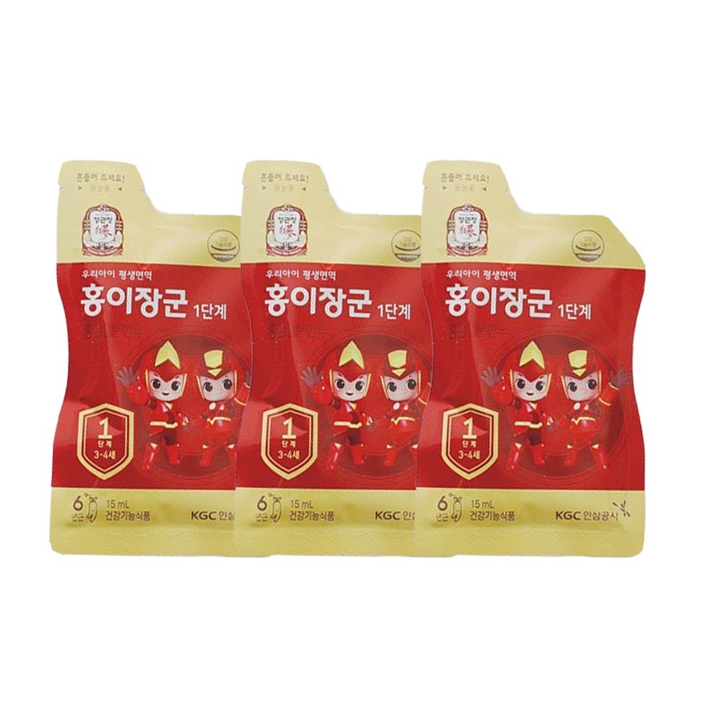 한국인삼공사 정관장 홍이장군 1단계 15ml x 30포 ( 겉 케이스 없음)