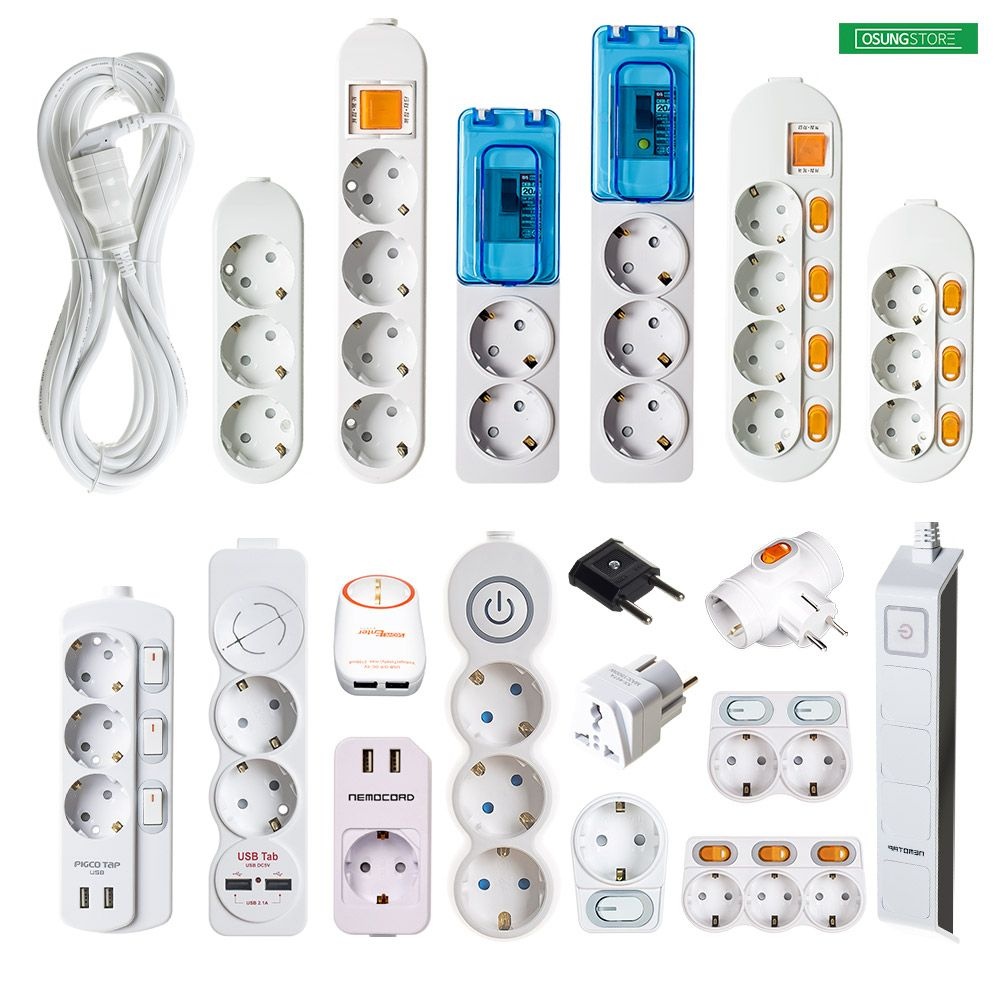 멀티탭 USB 개별 고용량 콘센트 연장선 모음딜 1구 2구 3구 4구 5구 6구