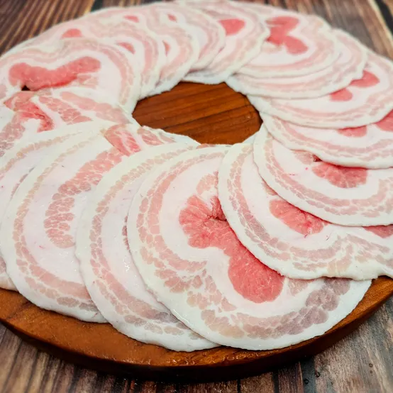미트홀릭 프리미엄 스페인산 듀록 수입 냉동 꽃삼겹 구이용 대패 삼겹살