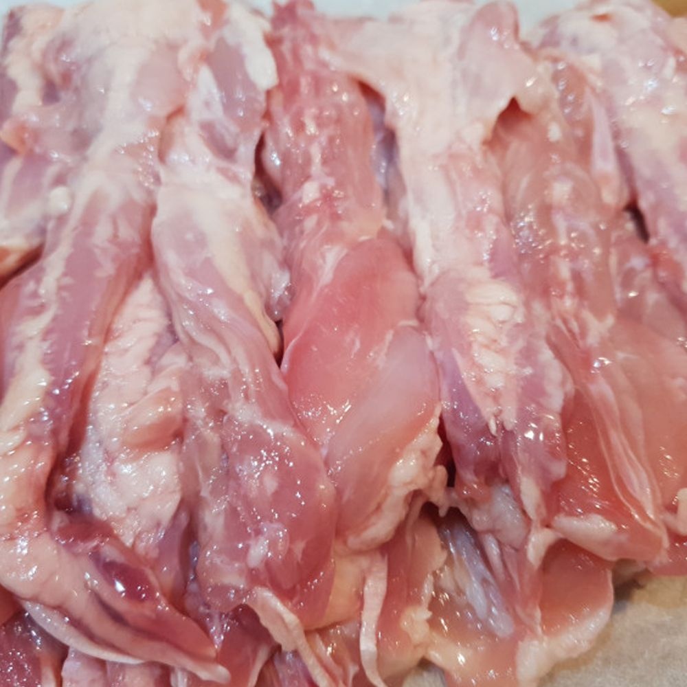 국내산 닭목살 특수부위 1kg 냉동 급냉닭목살 닭고기