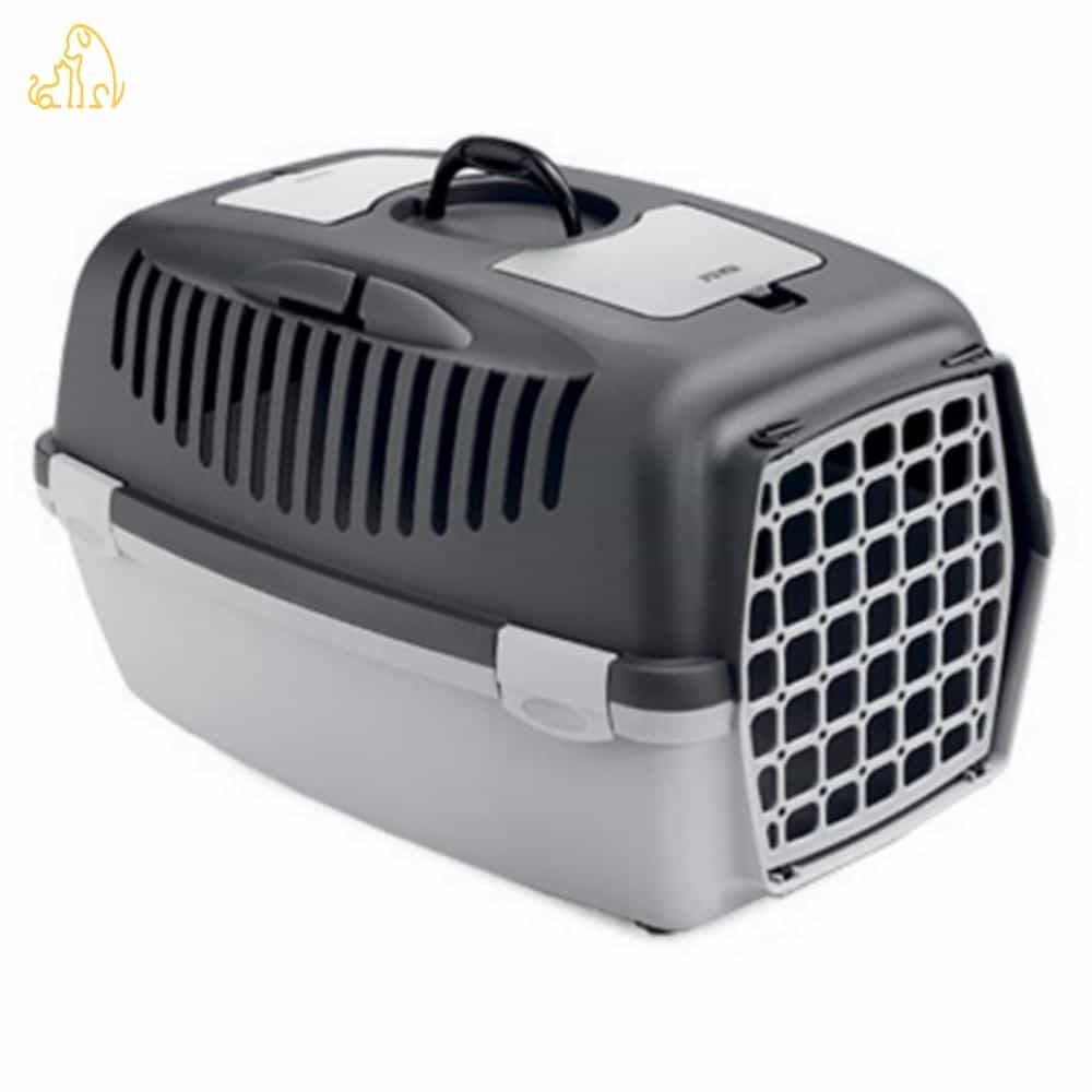 pick 스테판플라스트 걸리버3 플라스틱문 다크그레이/라이트그레이 고양이이동캐리어 강아지캐리어 고양이캐리