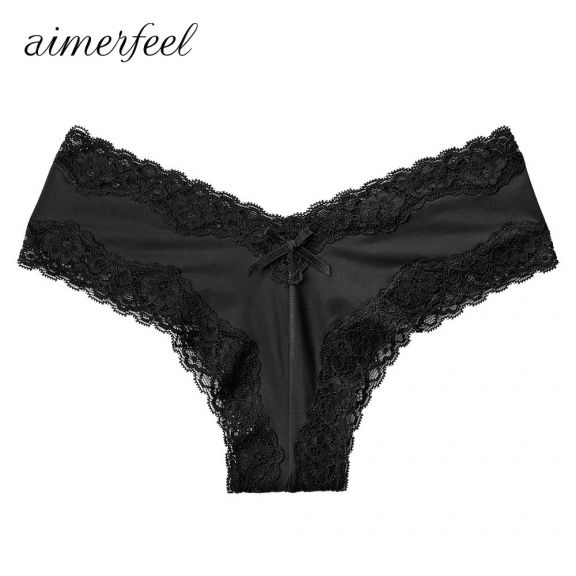 에메필 레이시 하프백 팬티 2 953922(블랙_BL)