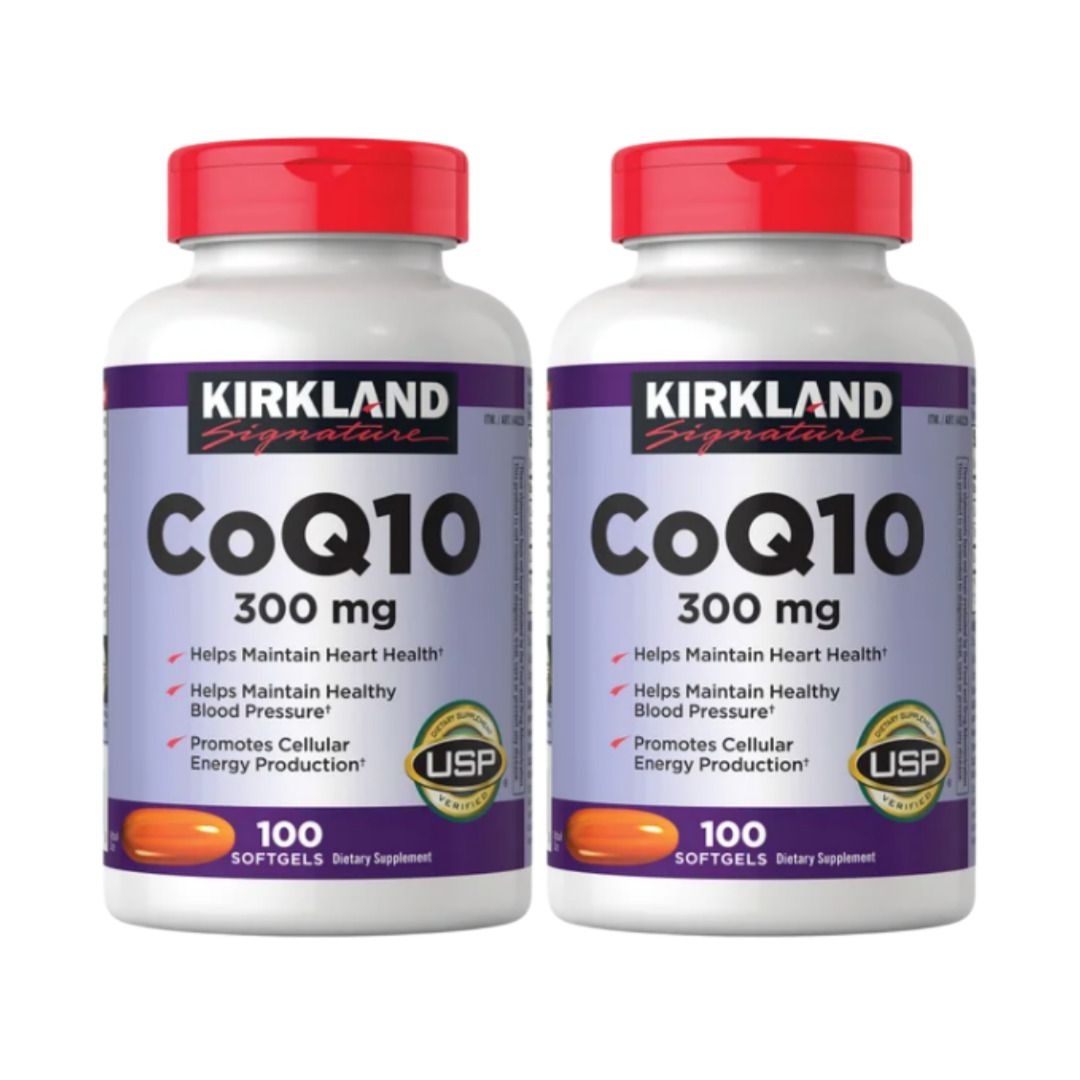 [해외직구] 커클랜드 시그니처 코큐텐 300mg,100 소프트젤 x2개