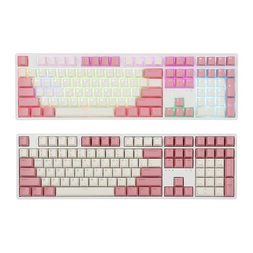 [한정수량특가]앱코 KN10C PBT 무접점 키보드 (핑크, 45g)