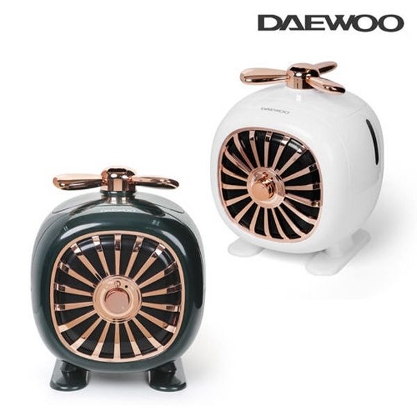 대우 인테리어 가습기 DEH-XR401 화이트 그린 자동물감지센서 수면유도 무드등기능