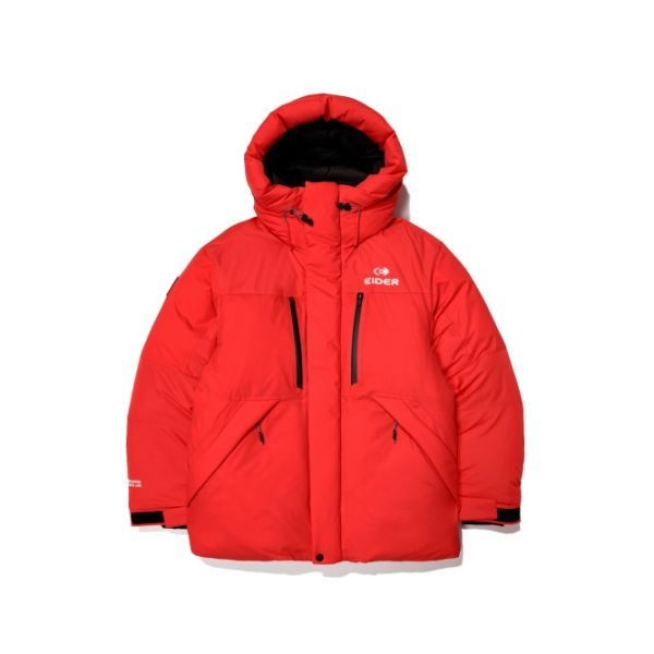 아이더 CAMPYLO (캄피로) 남성 윈드스타퍼 헤비 다운 자켓_Salsa 389503