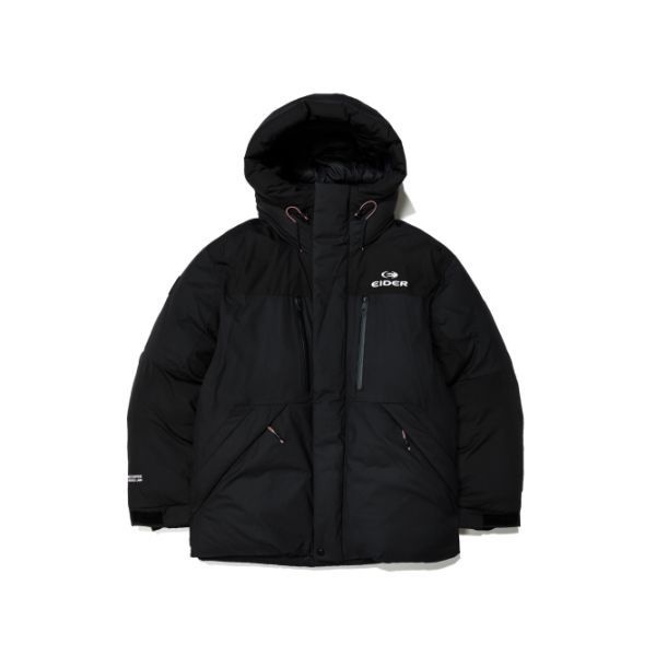 아이더 CAMPYLO (캄피로) 남성 윈드스타퍼 헤비 다운 자켓_Black 389325