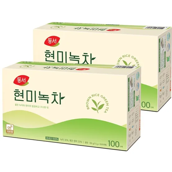 동서 현미녹차 100T x 2개