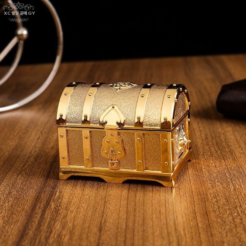 노마마켓 협력사 [해외] 보물상자 모형 소품함 카페 방탈출 미니어처 장식품