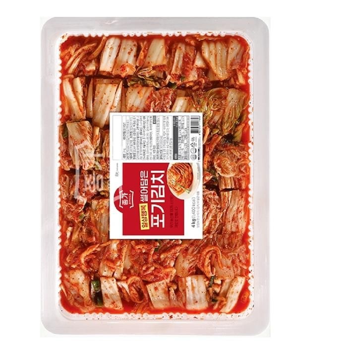 [DAEWON.A.R] 종가 일상행복 썰은 대용량 포기김치 4kg 썰필요없고 바로먹는